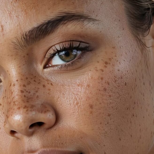 Close up of woman's eye