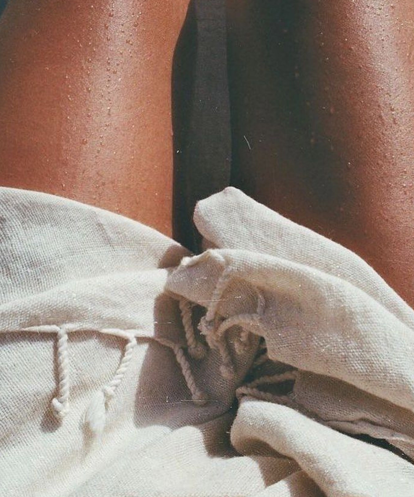 Woman's legs in the sun